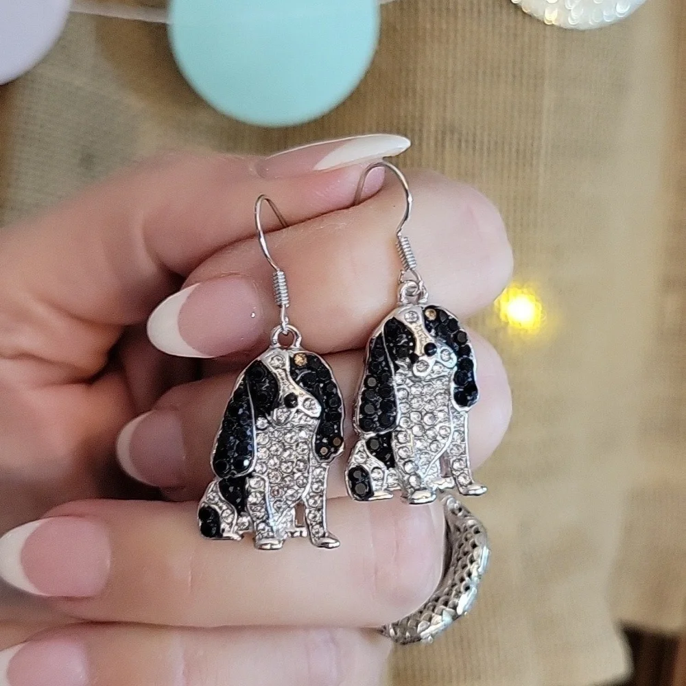 🔥LAST PAIR🔥 SPANIEL Sparkle Drop Earrings